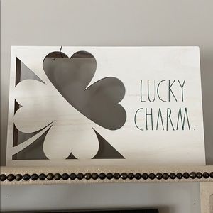 Rae Dunn Lucky Charm Sign